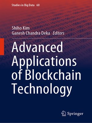 cover image of Advanced Applications of Blockchain Technology